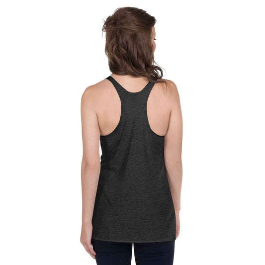 “Midnight Pumpkins” The Jack-O-Lantern Parade Women's Racerback Tank