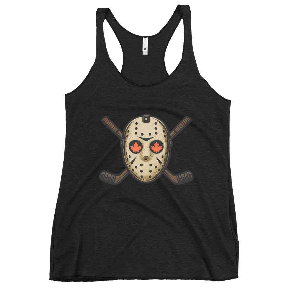 Hockey Mask Haunt Women's Racerback Tank