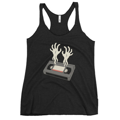 Cursed Media Women's Racerback Tank  from Rare Plus Apparel – unique movie & pop culture inspired design.