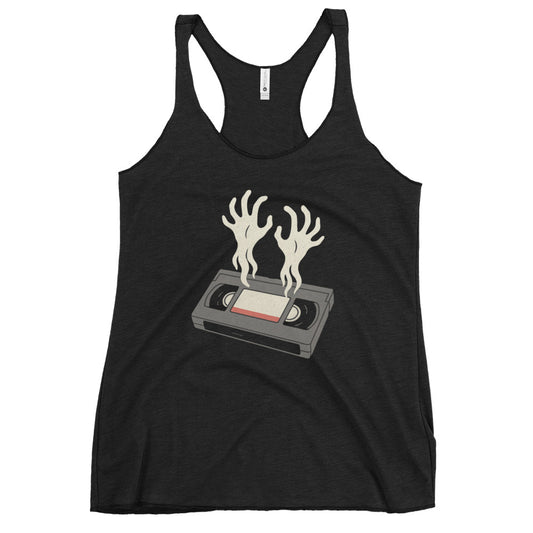 Cursed Media Women's Racerback Tank  from Rare Plus Apparel – unique movie & pop culture inspired design.