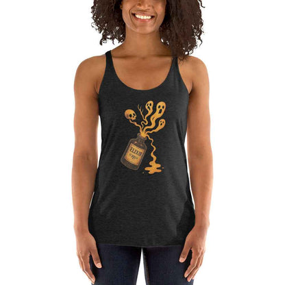 Vintage Horror Art Women's Racerback Tank