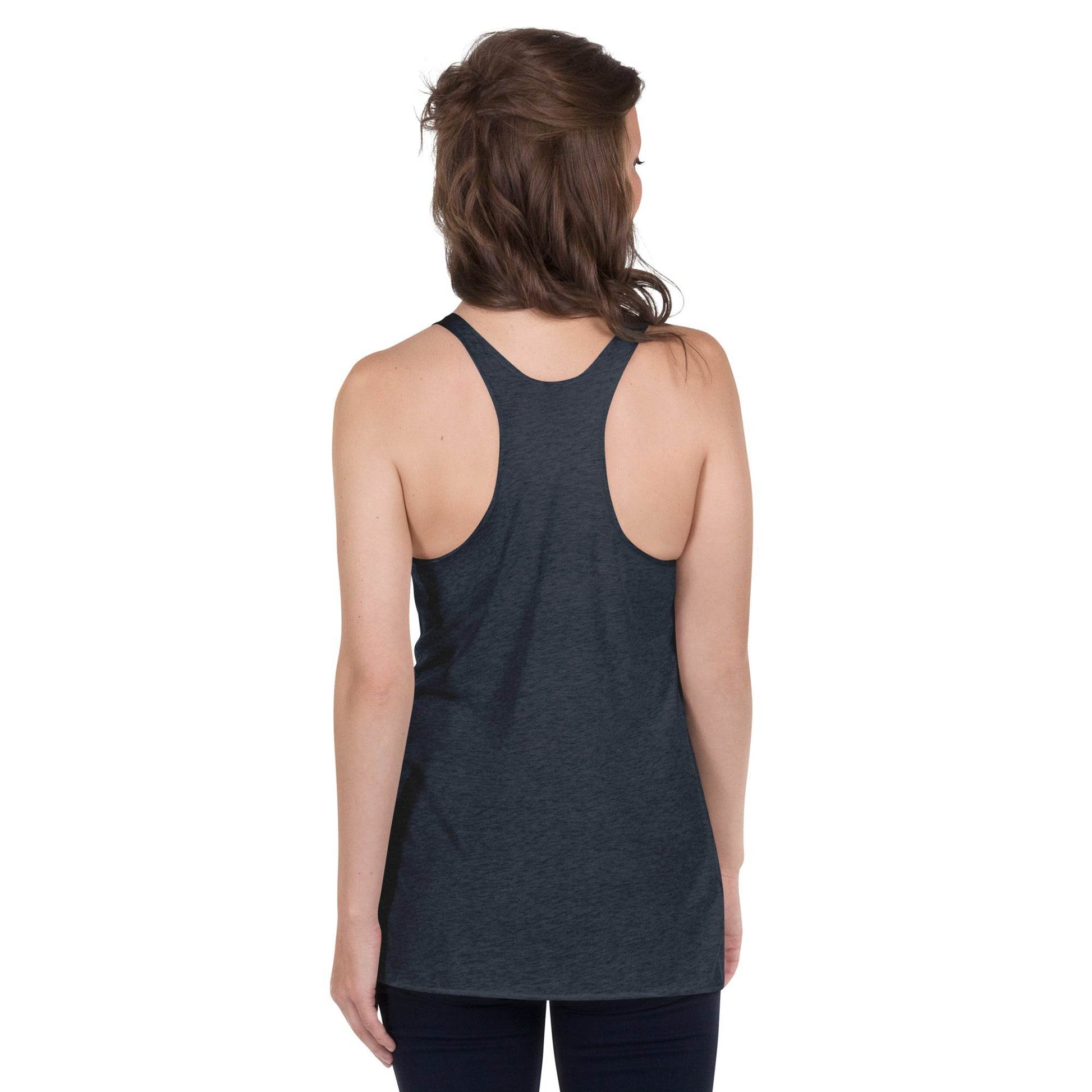 100% Maple Powered Women's Racerback Tank  from Rare Plus Apparel – unique movie & pop culture inspired design.