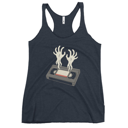 Cursed Media Women's Racerback Tank  from Rare Plus Apparel – unique movie & pop culture inspired design.