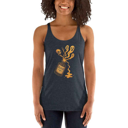 Vintage Horror Art Women's Racerback Tank