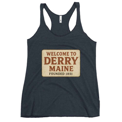 Welcome to Derry, Maine: Founded 1851 Women's Racerback Tank