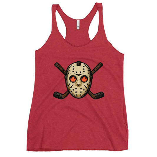Hockey Mask Haunt Women's Racerback Tank