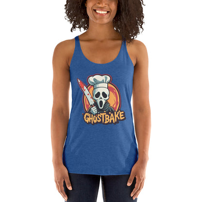 GhostBake Women's Racerback Tank  from Rare Plus Apparel – unique movie & pop culture inspired design.