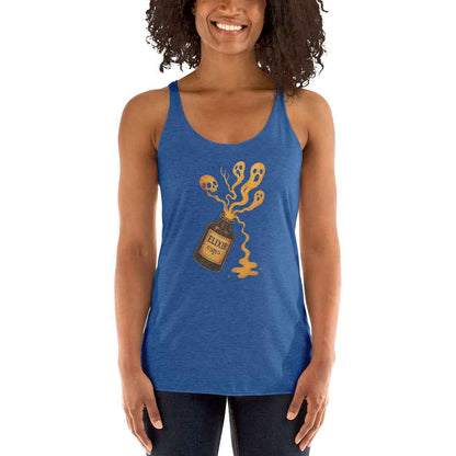 Vintage Horror Art Women's Racerback Tank