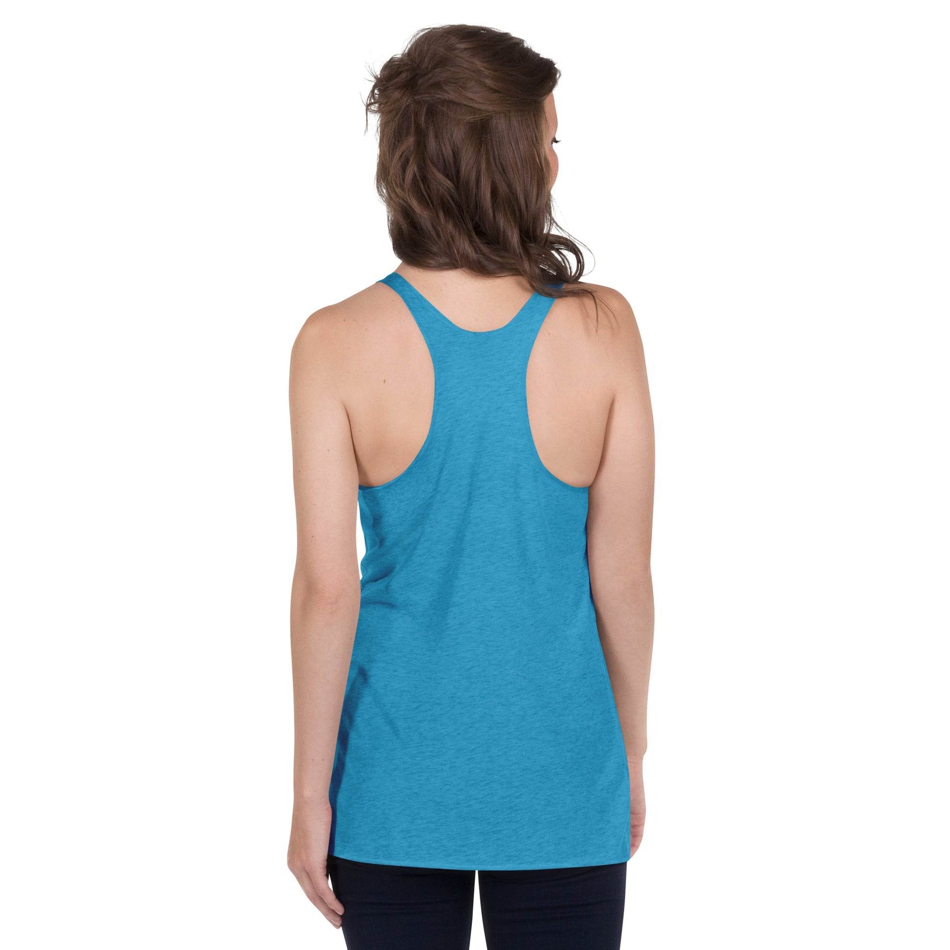 100% Maple Powered Women's Racerback Tank  from Rare Plus Apparel – unique movie & pop culture inspired design.