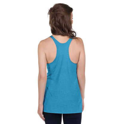 “Midnight Pumpkins” The Jack-O-Lantern Parade Women's Racerback Tank