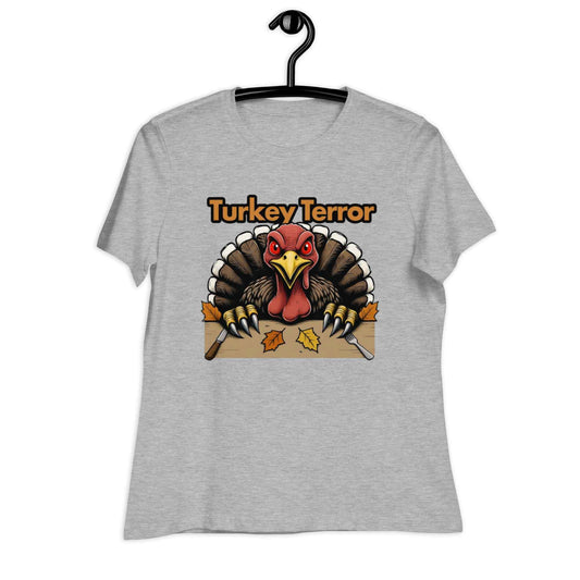 “Turkey Terror” Feast of Fear Women's Relaxed T-Shirt