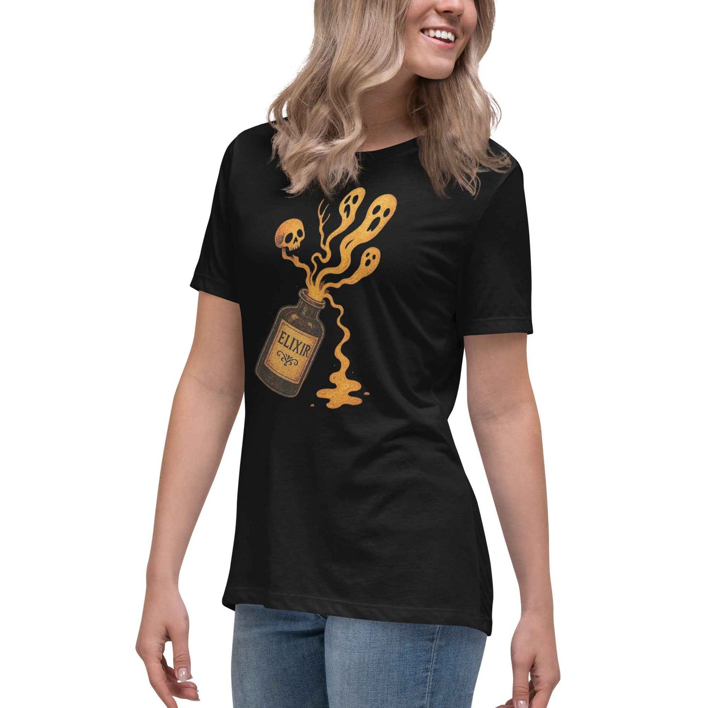 Vintage Horror Art Women's Relaxed T-Shirt