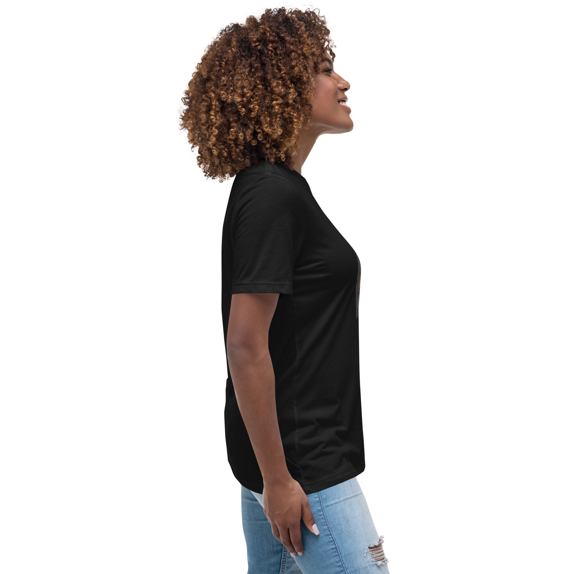 Final Girl Video Store Women's Relaxed T-Shirt  from Rare Plus Apparel – unique movie & pop culture inspired design.