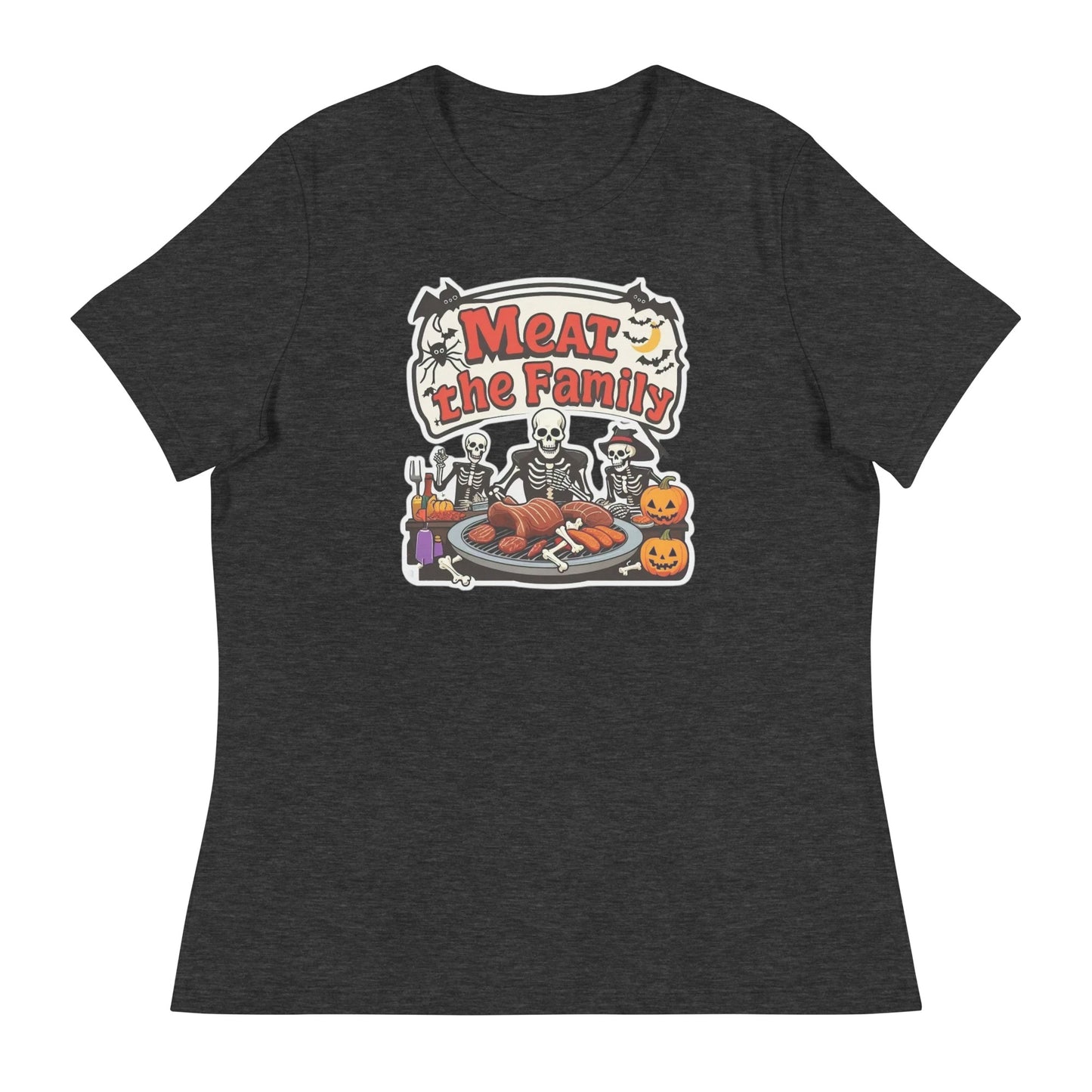 Meat The Family Women's Relaxed T-Shirt  from Rare Plus Apparel – unique movie & pop culture inspired design.