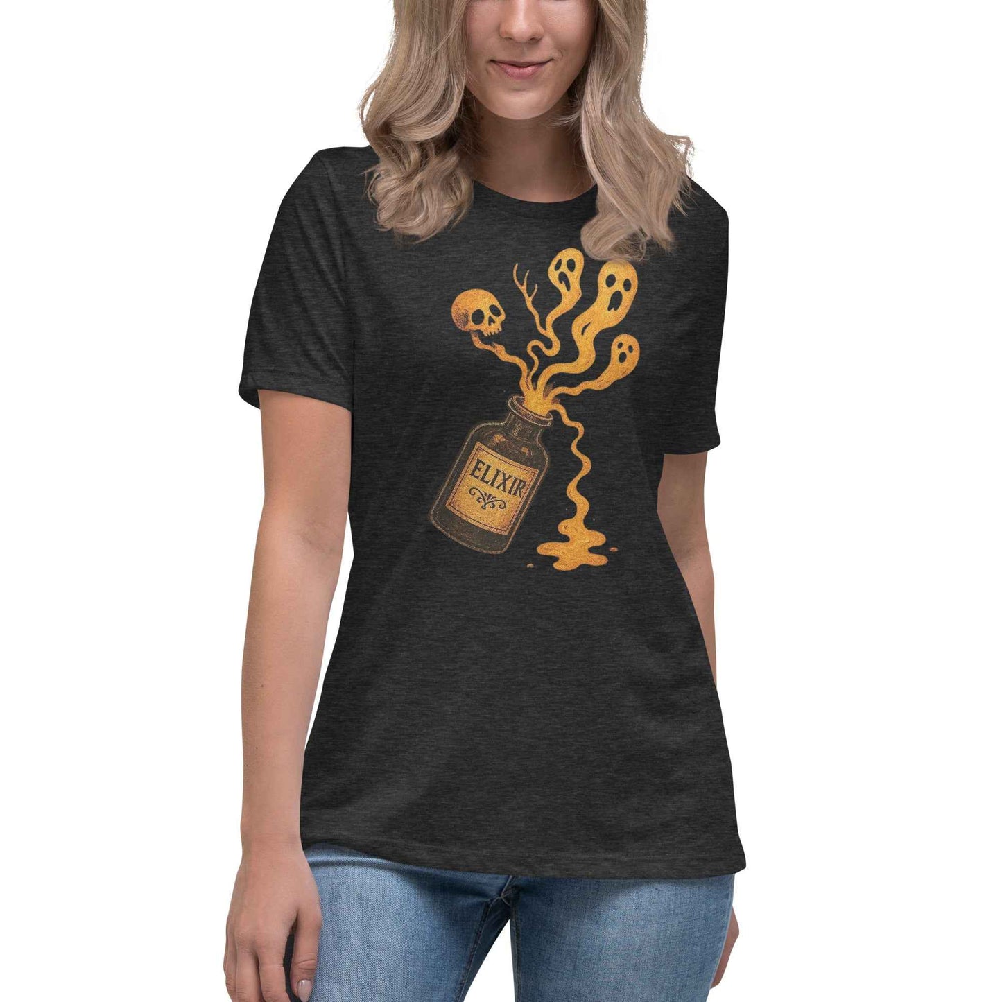 Vintage Horror Art Women's Relaxed T-Shirt