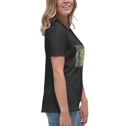 Be Kind, Rewind Forever Women's Relaxed T-Shirt  from Rare Plus Apparel – unique movie & pop culture inspired design.