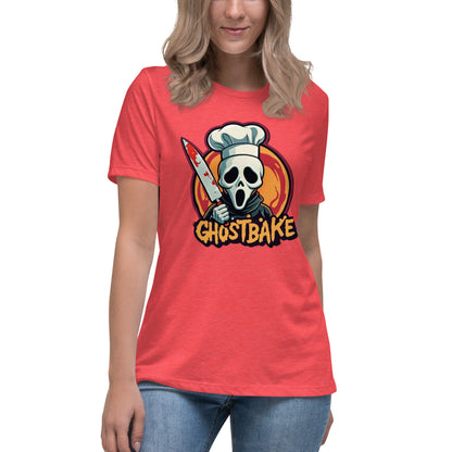 GhostBake Women's Relaxed T-Shirt  from Rare Plus Apparel – unique movie & pop culture inspired design.