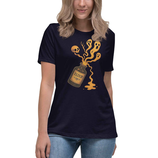 Vintage Horror Art Women's Relaxed T-Shirt
