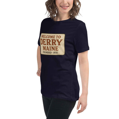 Welcome to Derry, Maine: Founded 1851 - Women's Relaxed T-Shirt