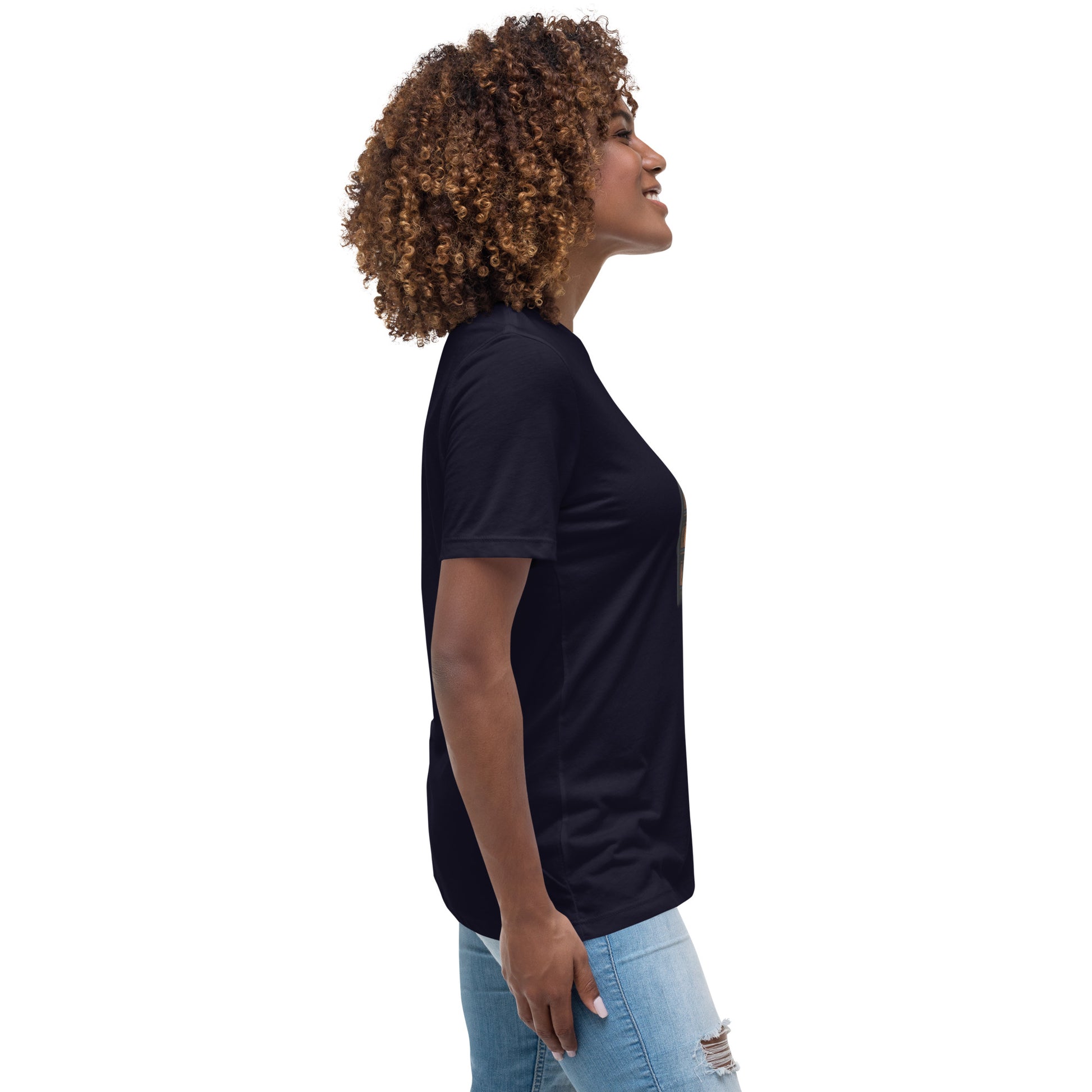 Final Girl Video Store Women's Relaxed T-Shirt  from Rare Plus Apparel – unique movie & pop culture inspired design.