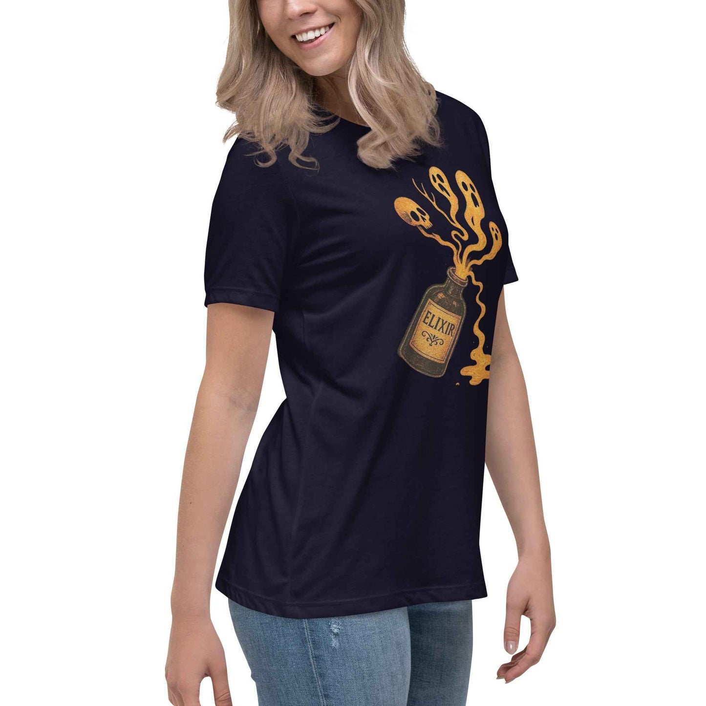 Vintage Horror Art Women's Relaxed T-Shirt