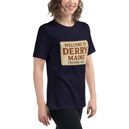 Welcome to Derry, Maine: Founded 1851 - Women's Relaxed T-Shirt