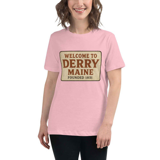Welcome to Derry, Maine: Founded 1851 - Women's Relaxed T-Shirt