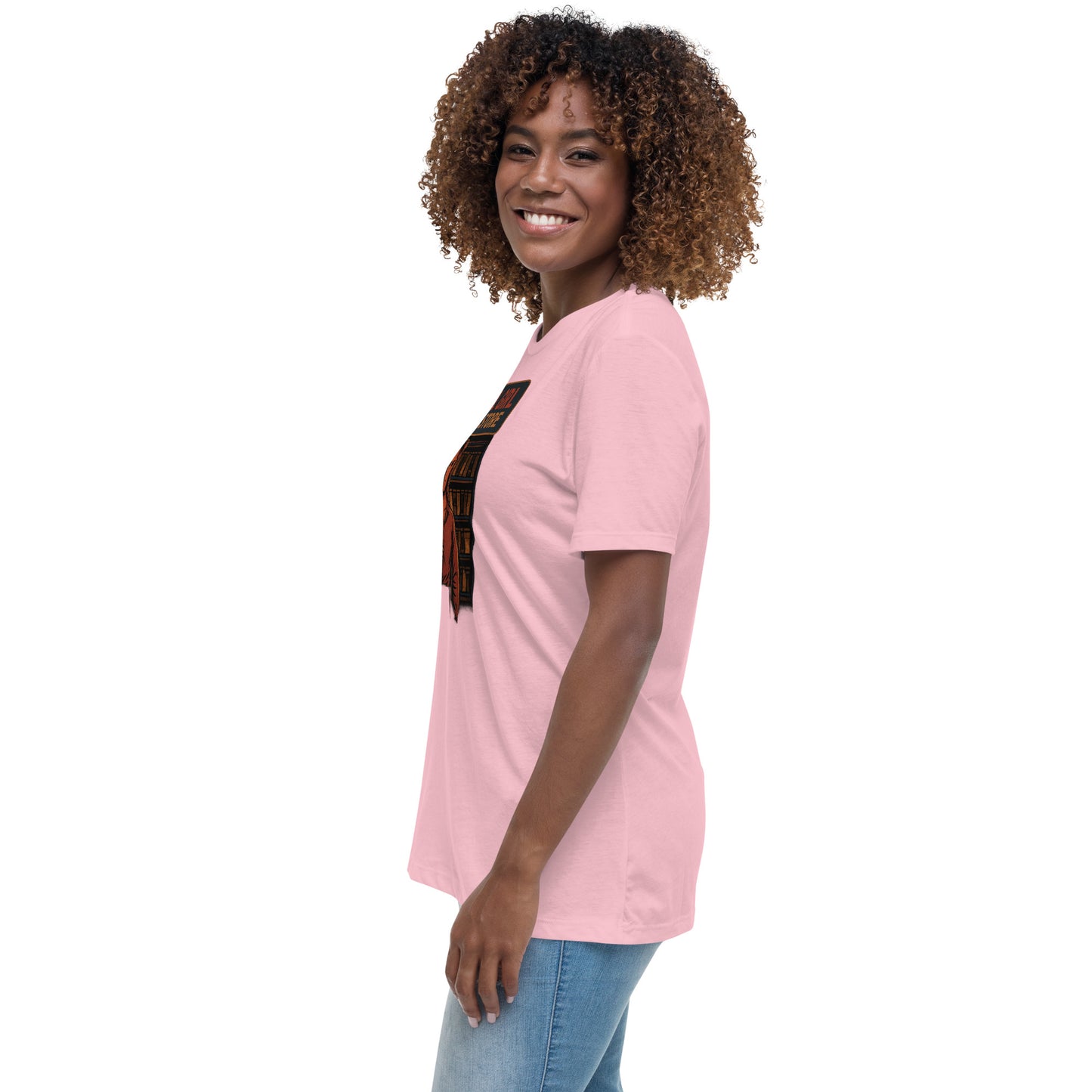 Final Girl Video Store Women's Relaxed T-Shirt  from Rare Plus Apparel – unique movie & pop culture inspired design.