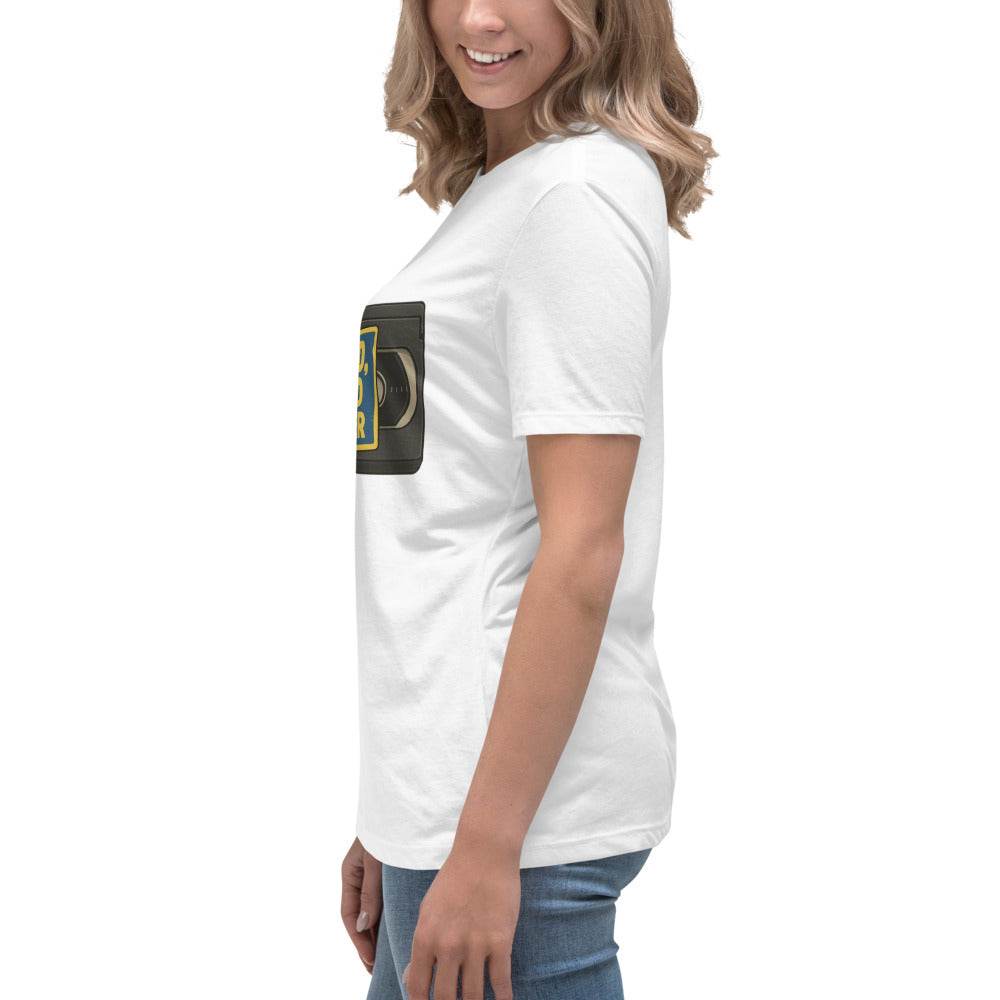 Be Kind, Rewind Forever Women's Relaxed T-Shirt  from Rare Plus Apparel – unique movie & pop culture inspired design.