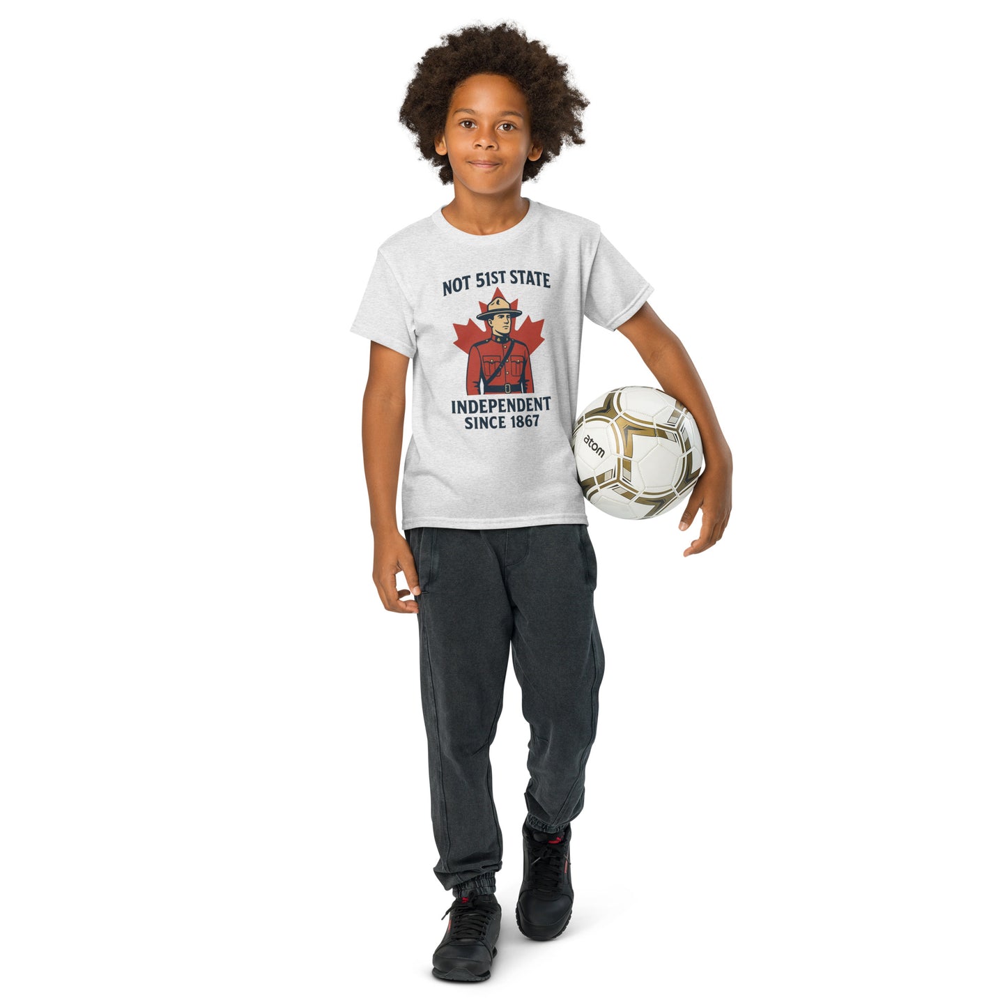 Not 51st State Mountie Youth t-shirt  from Rare Plus Apparel – unique movie & pop culture inspired design.