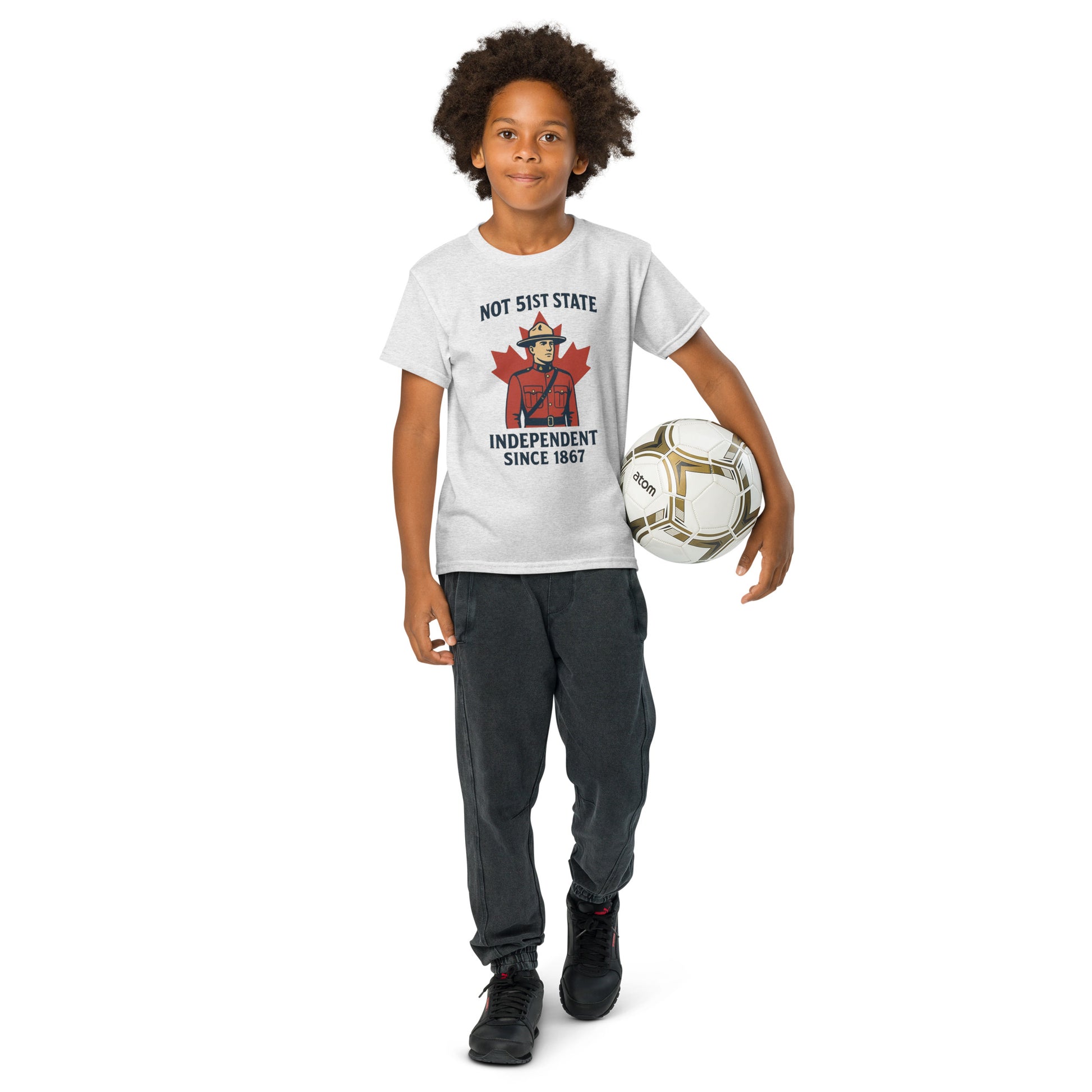 Not 51st State Mountie Youth t-shirt  from Rare Plus Apparel – unique movie & pop culture inspired design.