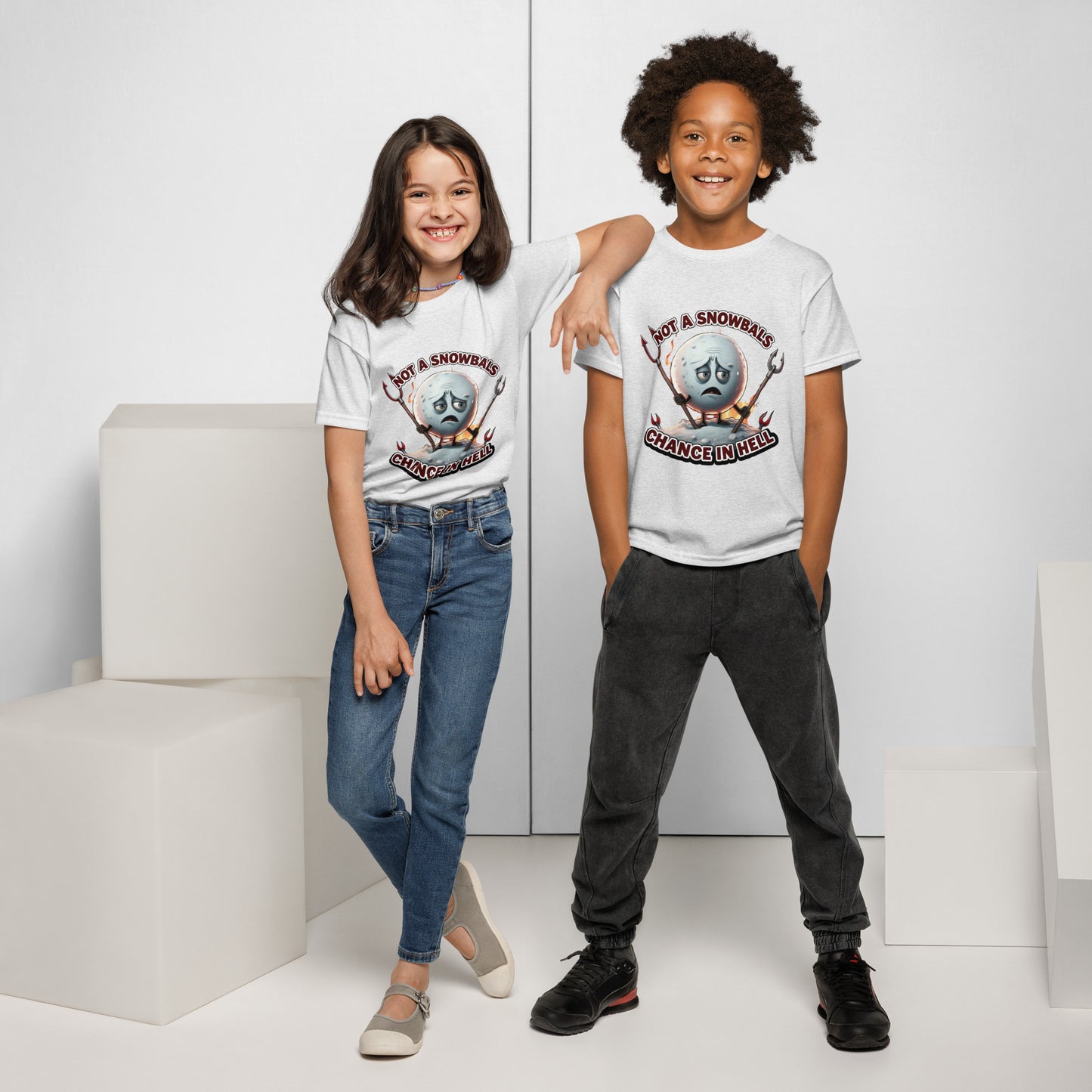Not a Snowball’s Chance in Hell Youth t-shirt  from Rare Plus Apparel – unique movie & pop culture inspired design.