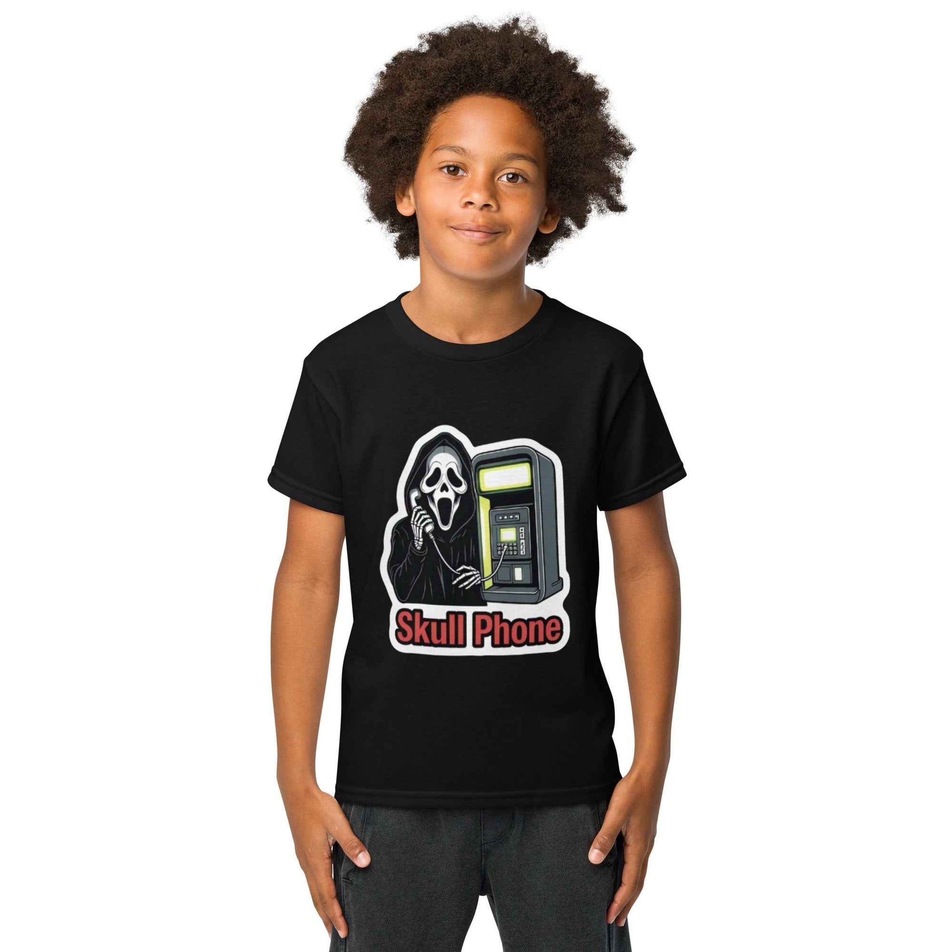 Skull Phone Skeleton Youth t-shirt