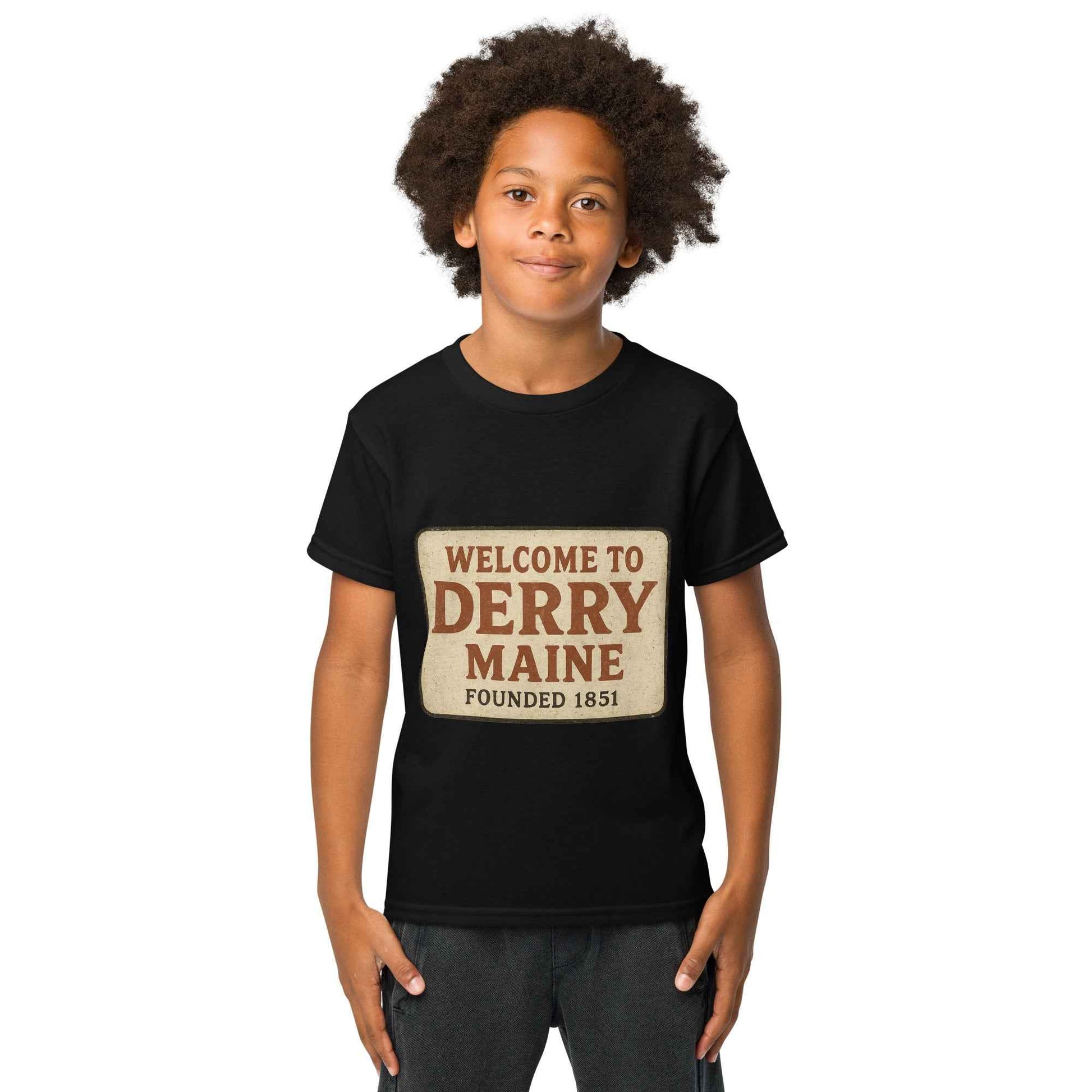 Welcome to Derry, Maine: Founded 1851 Youth t-shirt