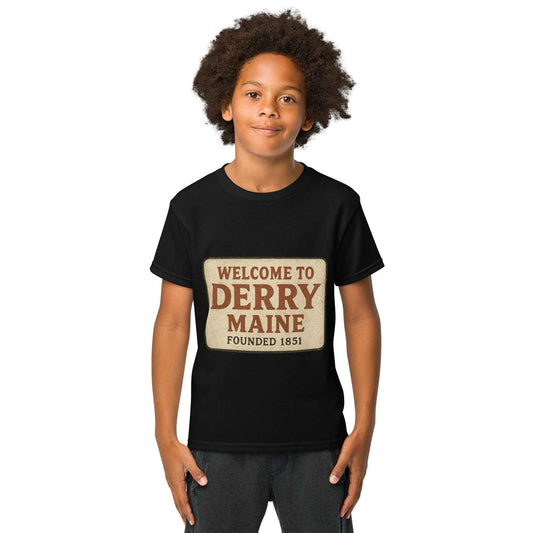 Welcome to Derry, Maine: Founded 1851 Youth t-shirt
