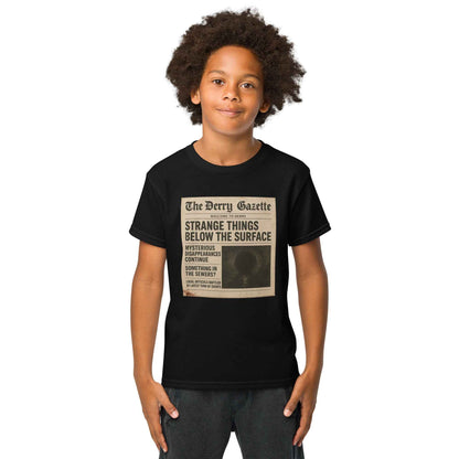 The Derry Gazette “Strange Things Below the Surface” Youth t-shirt