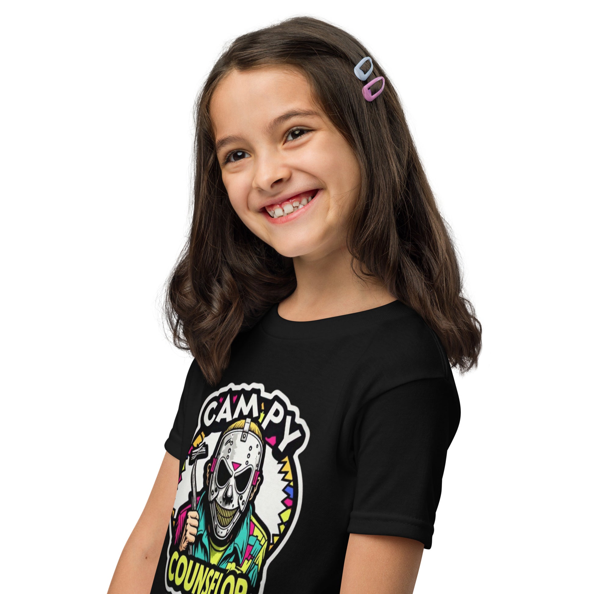 Campy Counselor Youth t-shirt  from Rare Plus Apparel – unique movie & pop culture inspired design.