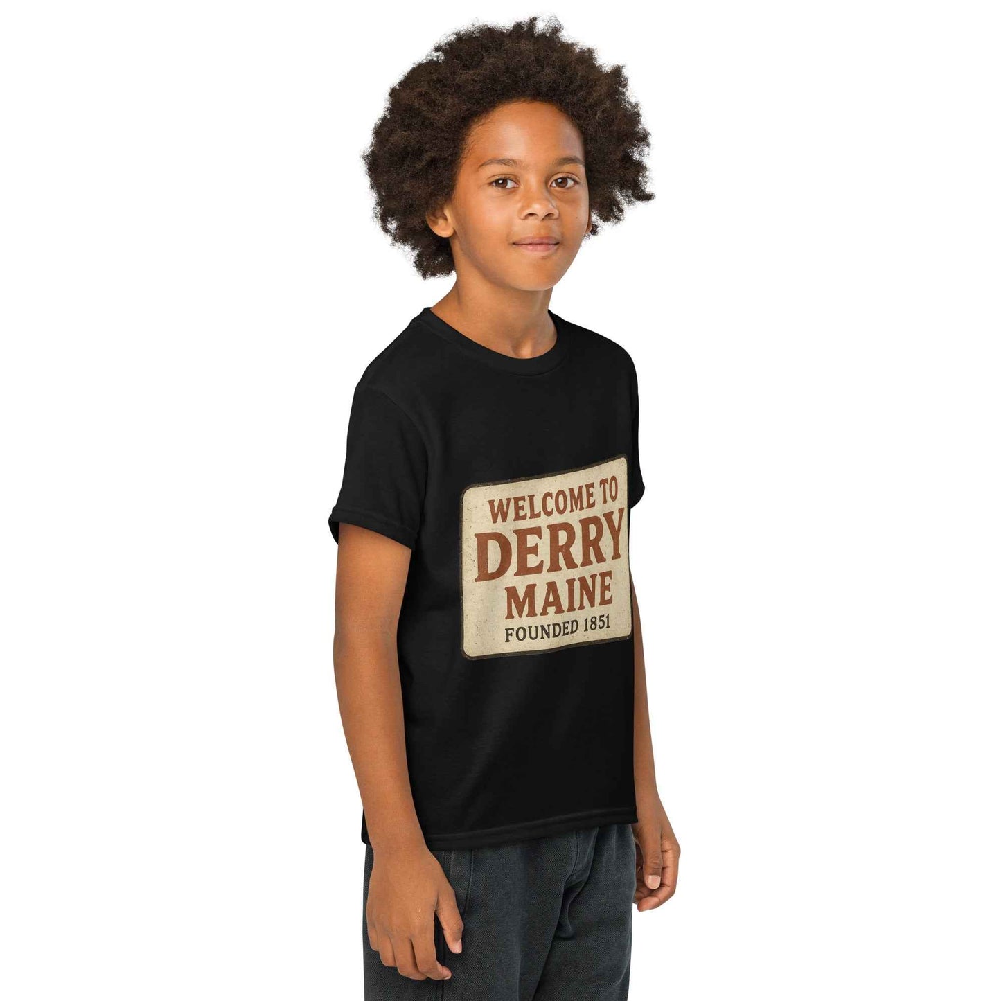 Welcome to Derry, Maine: Founded 1851 Youth t-shirt