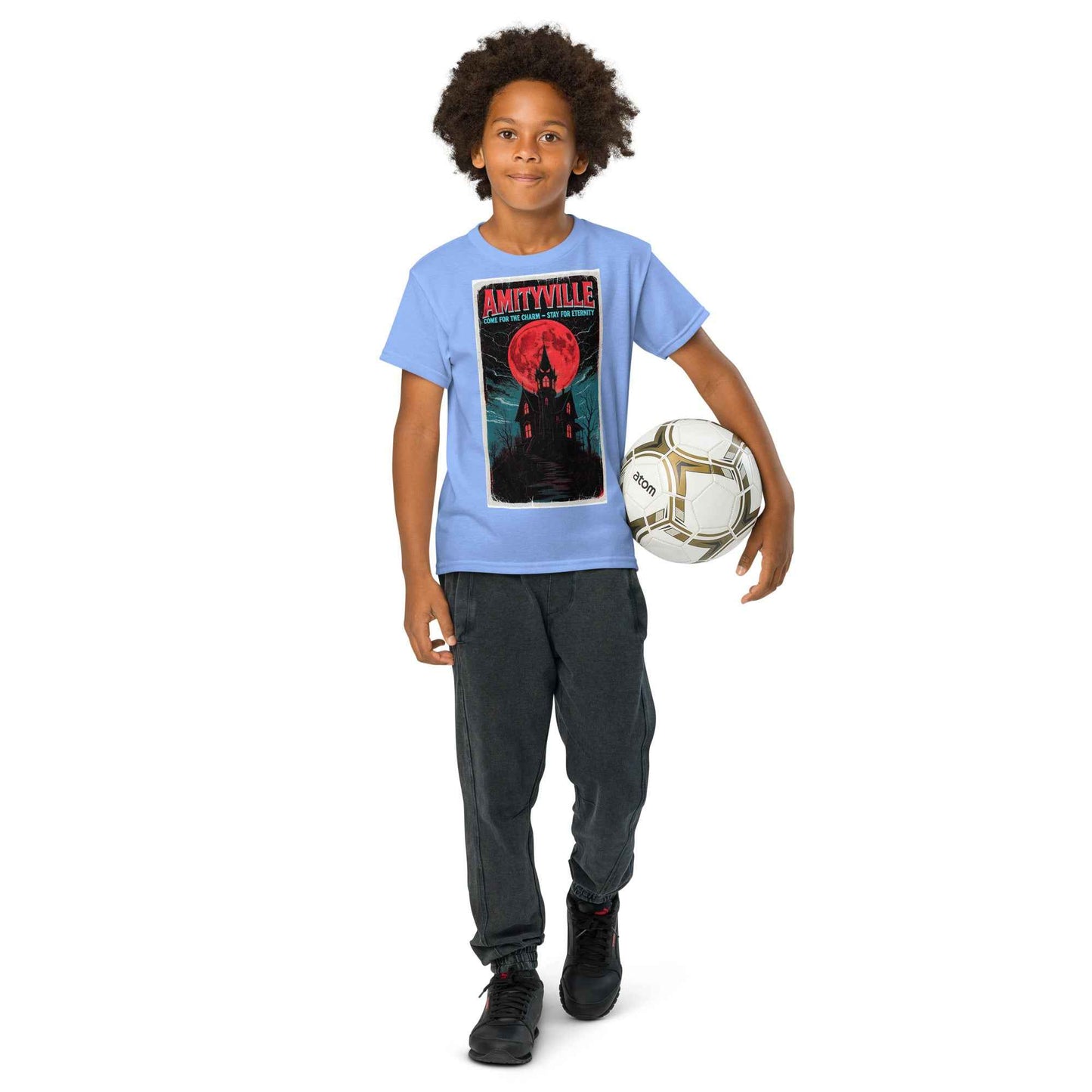 Amityville — Come for the Charm, Stay for Eternity Youth t-shirt
