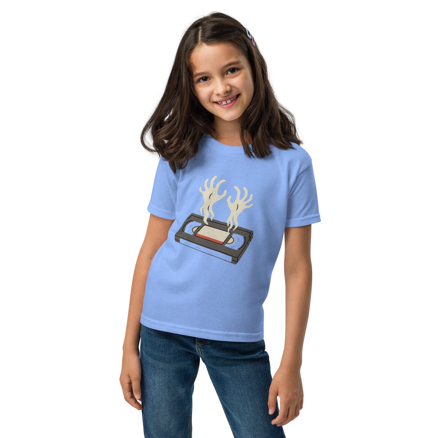 Cursed Media Youth t-shirt  from Rare Plus Apparel – unique movie & pop culture inspired design.