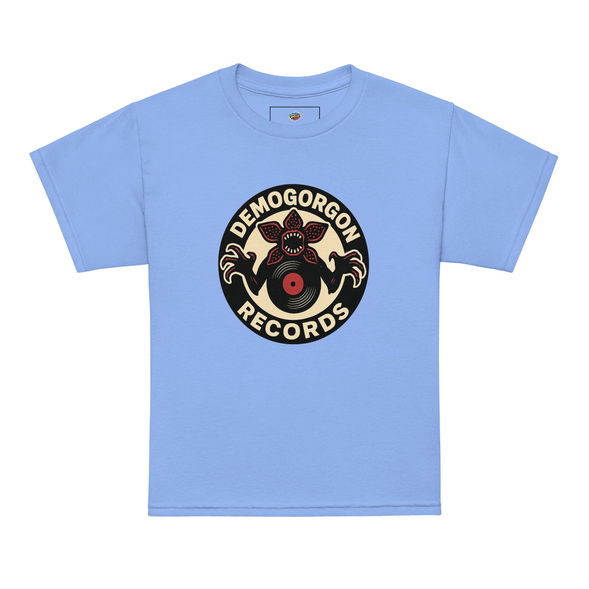 Demogorgon Records Youth t-shirt  from Rare Plus Apparel – unique movie & pop culture inspired design.