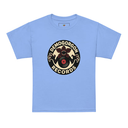 Demogorgon Records Youth t-shirt  from Rare Plus Apparel – unique movie & pop culture inspired design.