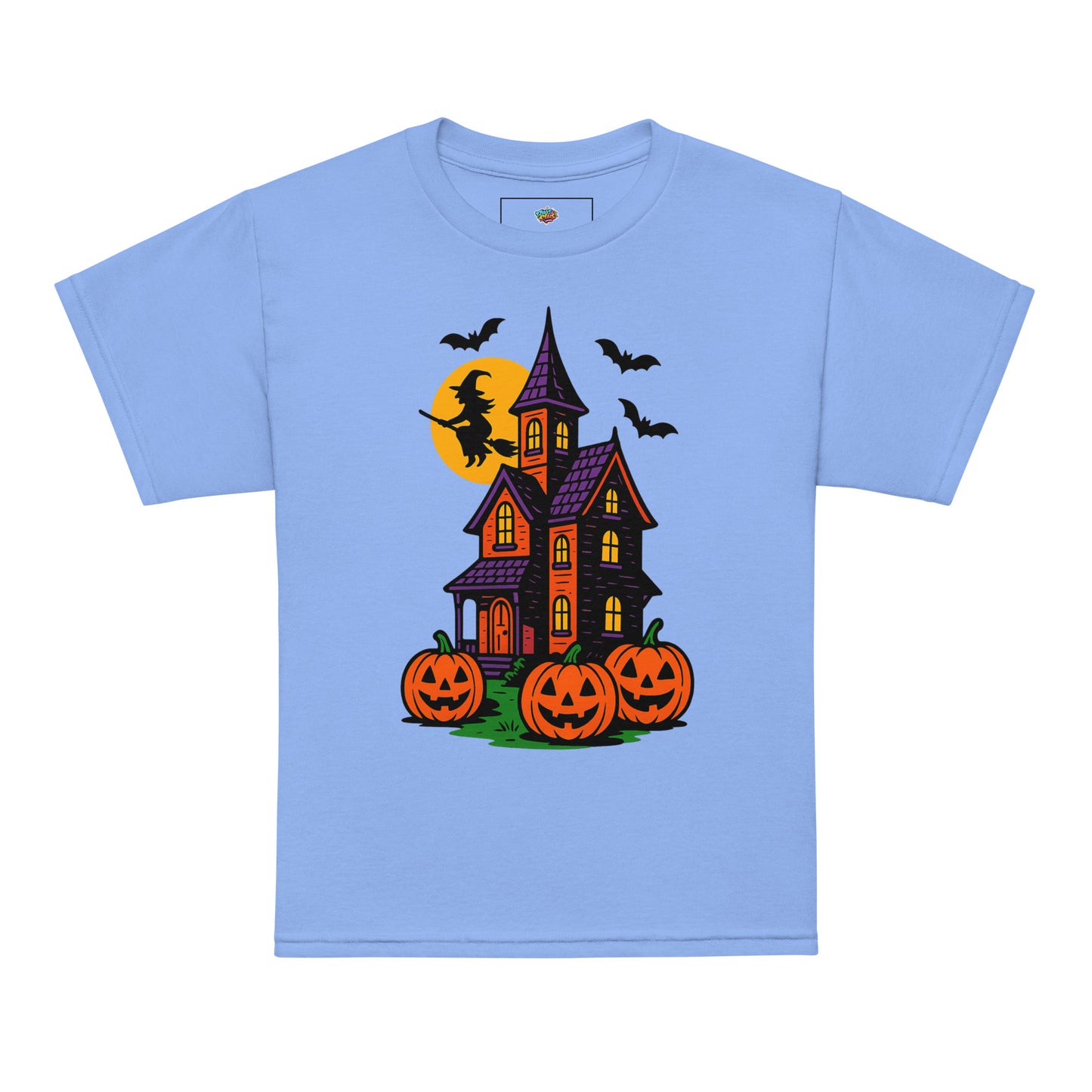 Haunted Halloween House Youth t-shirt  from Rare Plus Apparel – unique movie & pop culture inspired design.