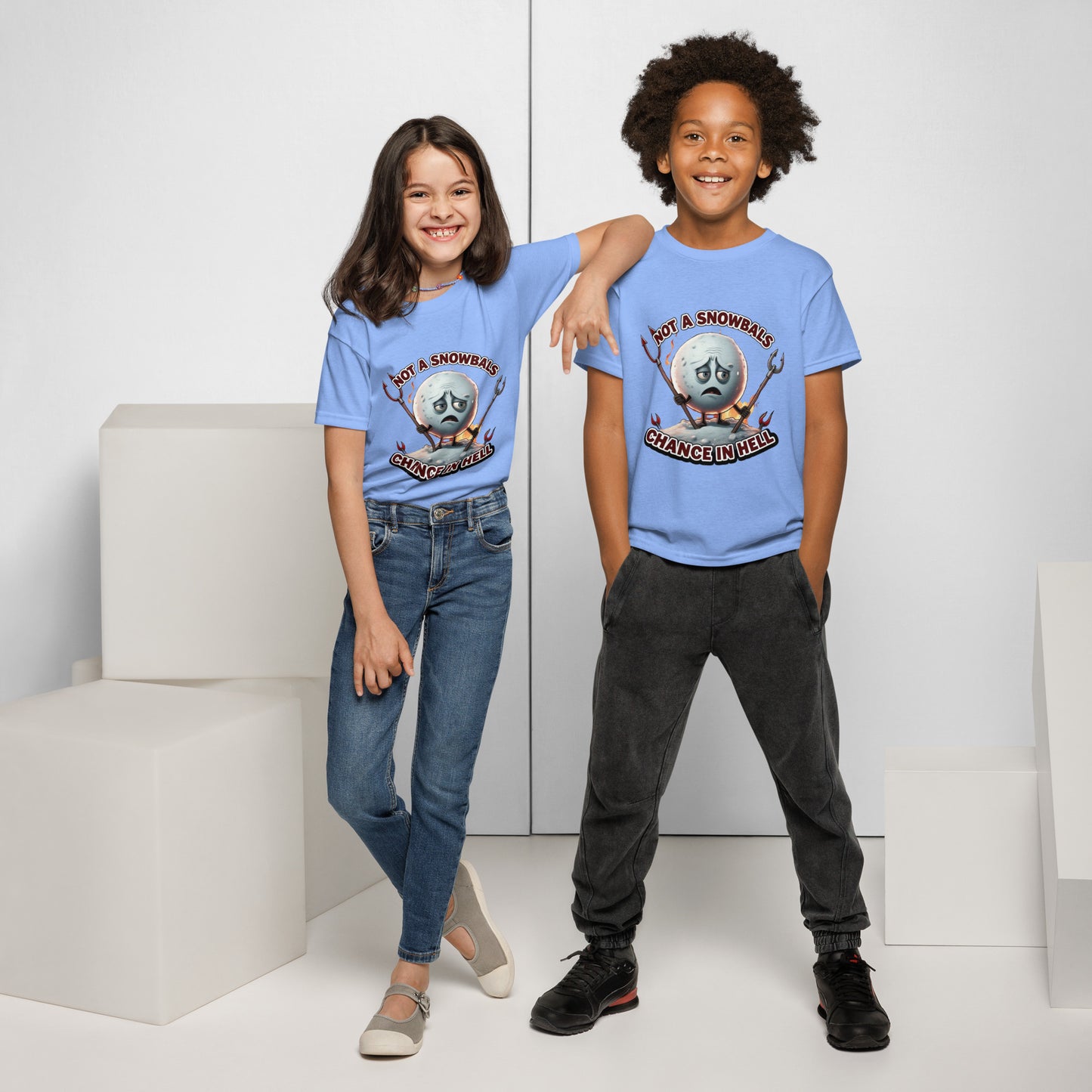 Not a Snowball’s Chance in Hell Youth t-shirt  from Rare Plus Apparel – unique movie & pop culture inspired design.