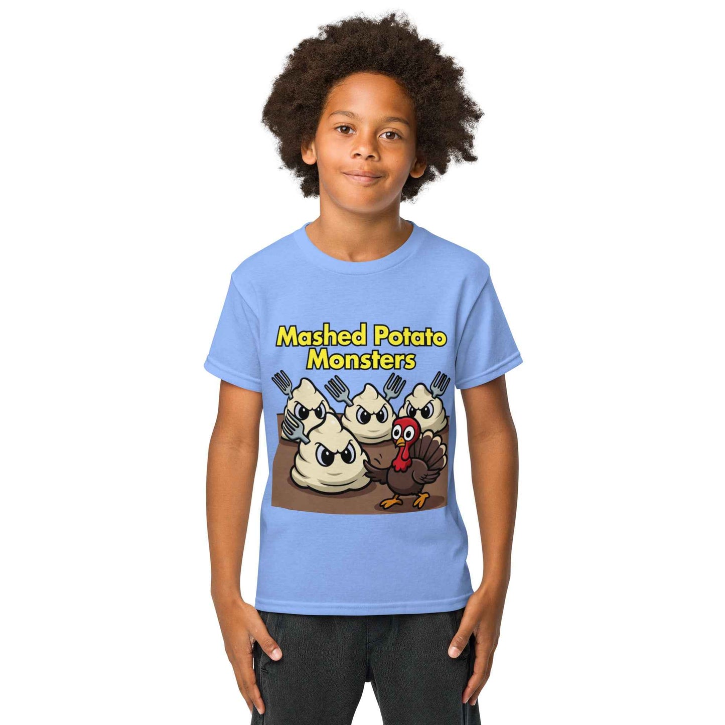Mashed Potato Monsters Youth t-shirt
