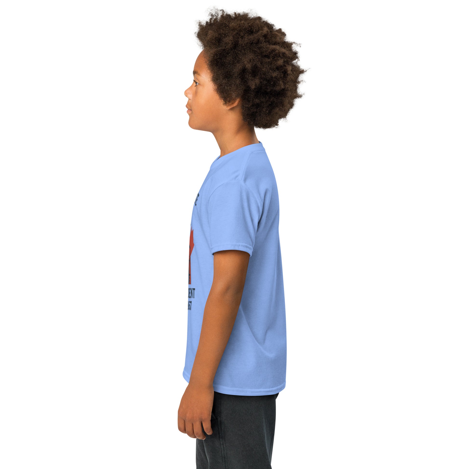Not 51st State Mountie Youth t-shirt  from Rare Plus Apparel – unique movie & pop culture inspired design.