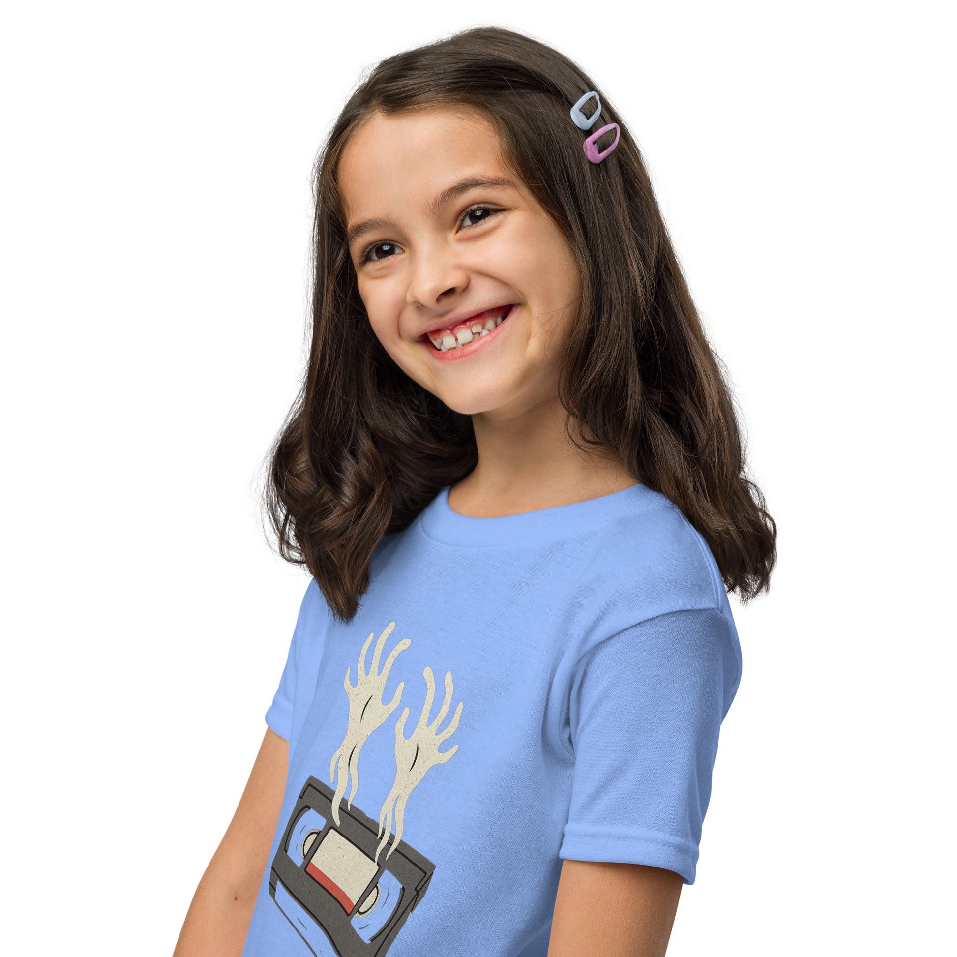 Cursed Media Youth t-shirt  from Rare Plus Apparel – unique movie & pop culture inspired design.