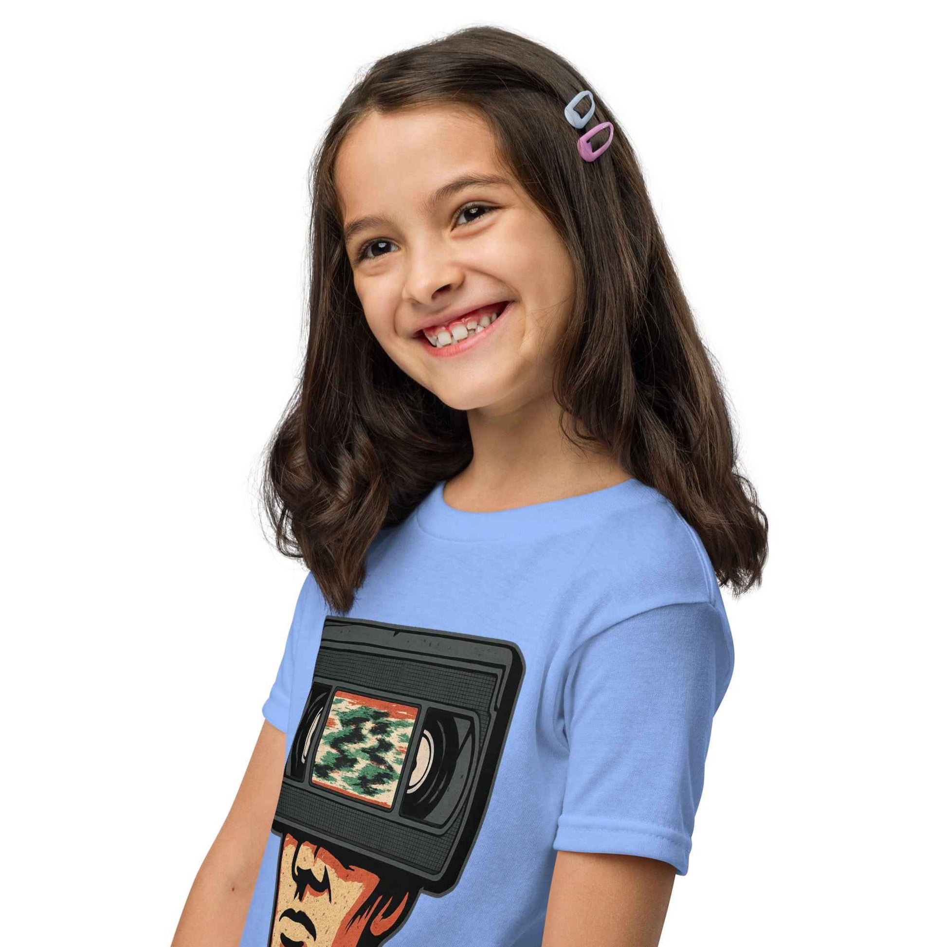 Tape Head Retro VHS Horror Design Youth t-shirt