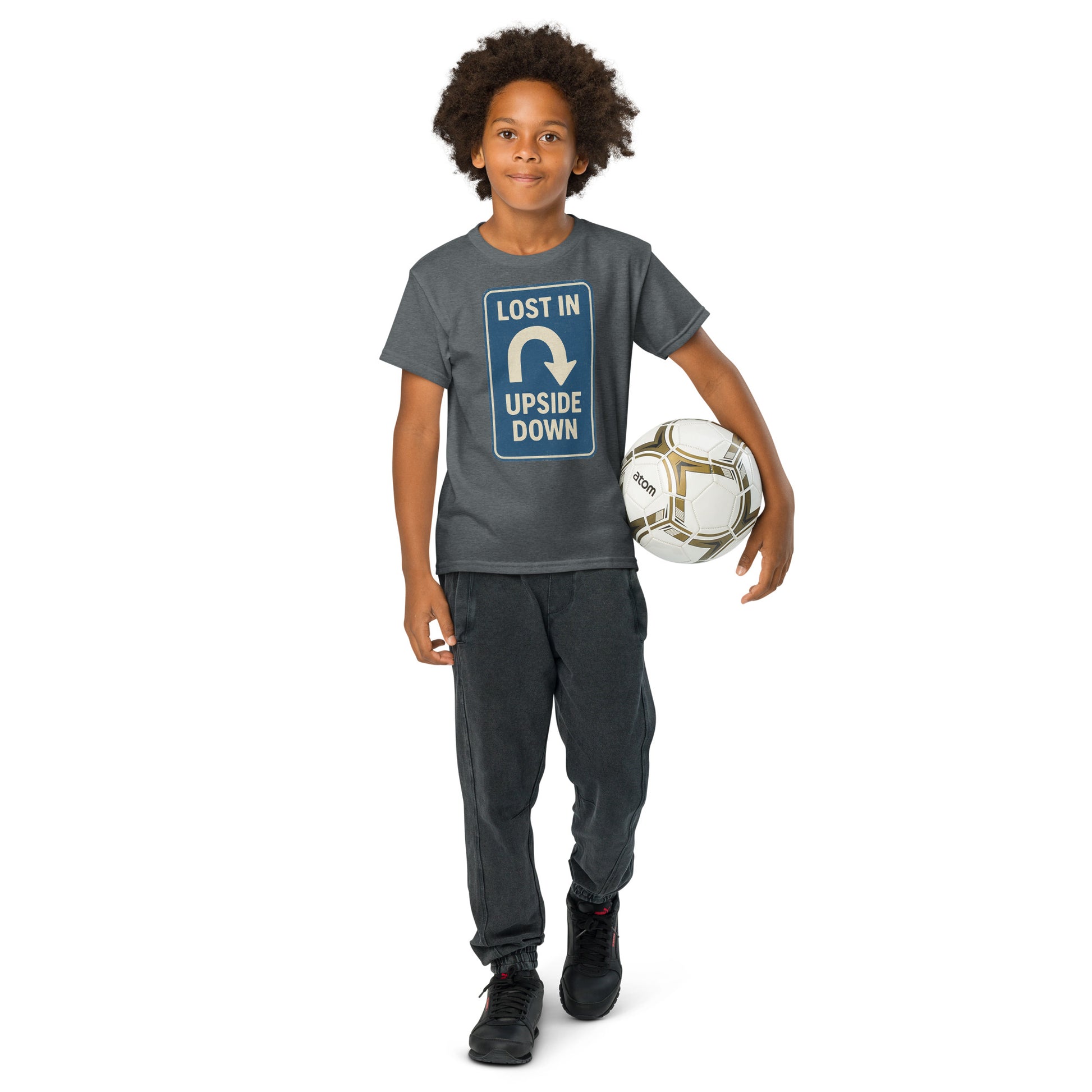 Lost in the Upside Down Youth t-shirt  from Rare Plus Apparel – unique movie & pop culture inspired design.