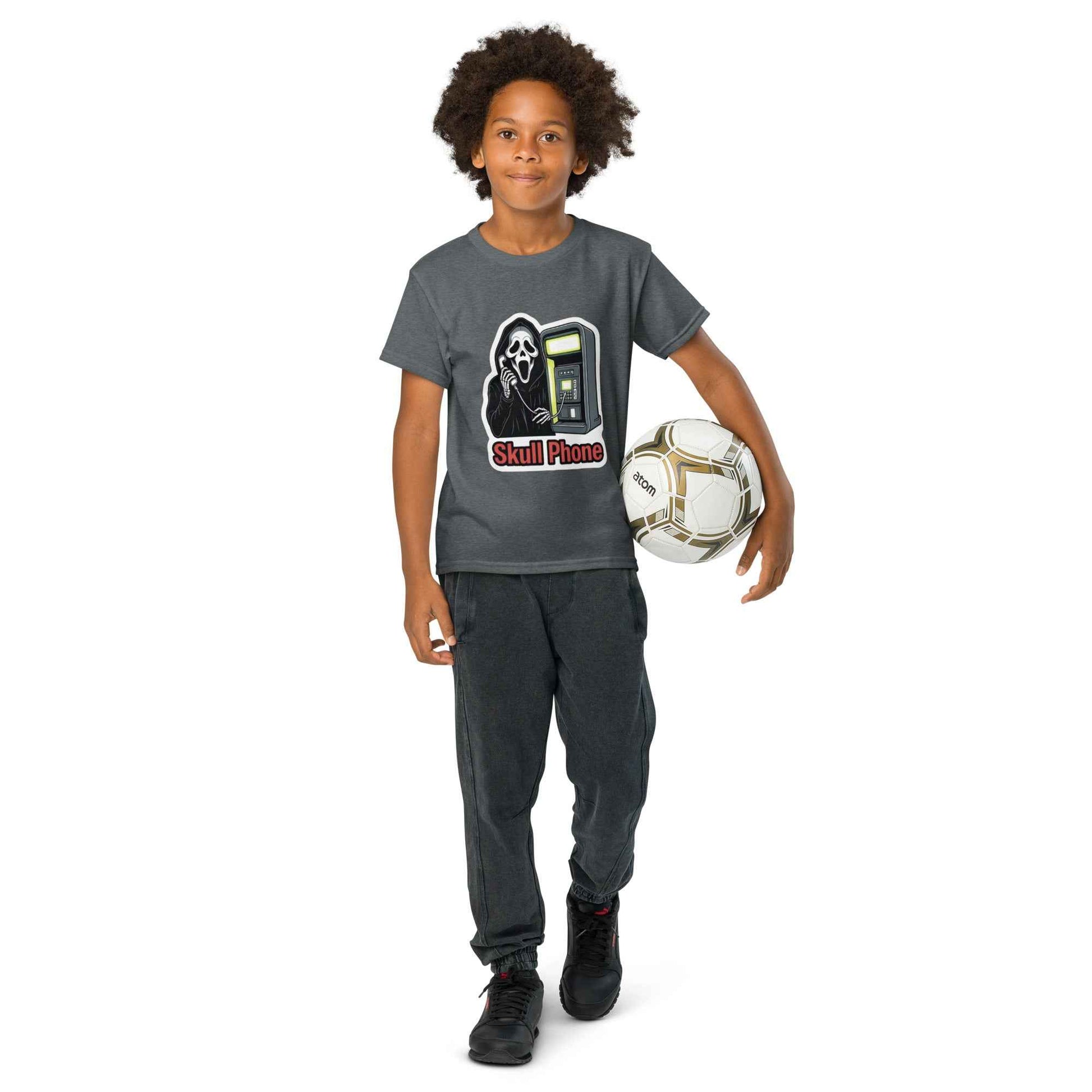 Skull Phone Skeleton Youth t-shirt